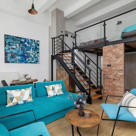 Deluxe Loft Lubelska With Mezzanine By Renters Apartment Krakow