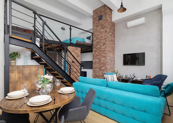 Apartmán Deluxe Loft Lubelska With Mezzanine By Renters *