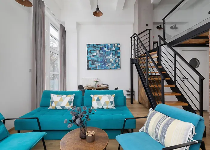 Deluxe Loft Lubelska With Mezzanine By Renters Apartmán Krakov